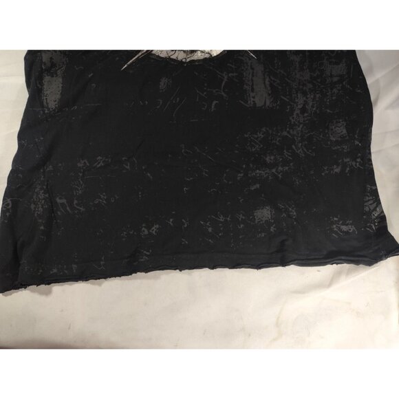 RARE! Affliction x Static X Collab Size 3XL XXXL Y2K  Biker Vintage Insa… - Picture 8 of 11